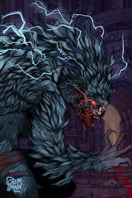 Frenzied Beast (zine work; bloodborne)